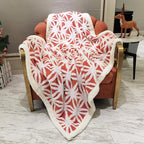 LOMAO Sherpa Fleece Blanket Fuzzy Soft Throw Blanket Dual Sided Blanket for Couch Sofa Bed (Coral, 51"x63")