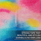 Colorful Blanket King Size- Premium Lightweight Anti-Static Rainbow Throw Soft Couth Sofa Cozy Warm Flannel Blankets Plush Gift for Daughter Mom, Bedroom Decor 90" x 108"(Rainbow King)