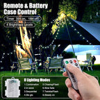 Globe String Lights Battery Operated - 21 Feet 60 Led Twinkle Fairy Lights, 8 Modes with Remote Mini Globe Lights for Indoor Outdoor Bedroom Party Wedding Garden Christmas Tree Decor, Pure White