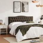 Tufted Upholstered Headboard California King, Sturdy and Durable Solid Wood Bed headboard, Fabric Headboard Adjustable Height from 37” to 51”, Button Diamond Design Head Board, Chocolate