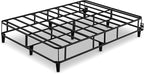ZINUS Keenan Metal Mattress Foundation, Standing Box Spring, Headboard Brackets Included, Easy Assembly, Queen