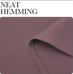 NICETOWN Bedroom Curtain Panels Blackout Draperies, Dry Rose, 1 Pair, 55 by 68-inch, Thermal Insulated Solid Grommet Blackout Curtains/Drapes