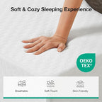 Novilla Twin Mattress, 10 Inch Memory Foam Mattress Twin Size with Comfort Foam for Pressure Relief & Fresh Cool Sleep,Removable Washable Cover,Twin Memory Foam Mattresses, Medium Firm