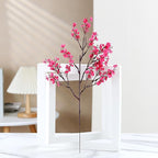 JAKY-Global 12pcs Babys Breath Artificial Flowers Gypsophila Bouquet Bulk Fake Spring Silk Small Flowers Real Touch Faux Floral for Home Bedroom Kitchen Garden Wedding Christmas Party DIY Decor (Rose)