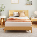 EGOHOME 8 Inch Queen Mattress, Memory Foam Mattress in a Box with Cooling Green Tea Gel, Relieve Pressure with Medium Firm Support, CertiPUR-US Certified, 80''L x 60''W, White