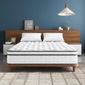 Vesgantti Queen Bed Mattress 9 Inch, Fiberglass-Free | Cool Sleep Hybrid Mattress in a Box - Memory Foam & Pocket Springs, Ergonomic Design, Pressure Relief, Medium Firm Feel, 60"×80"×9"