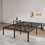 Metal Bed Frame Queen Size - 16 Inch Heavy-Duty Queen Platform Bed Frame No Box Spring Needed, Easy Assembly, Noise-Free, Sturdy Mattress Foundation, Underbed Storage Space