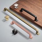 KHTUMEWARE 6 Pack 12 Inch Cabinet Handles - Champagne Bronze & Warm Brass Drawer Pulls