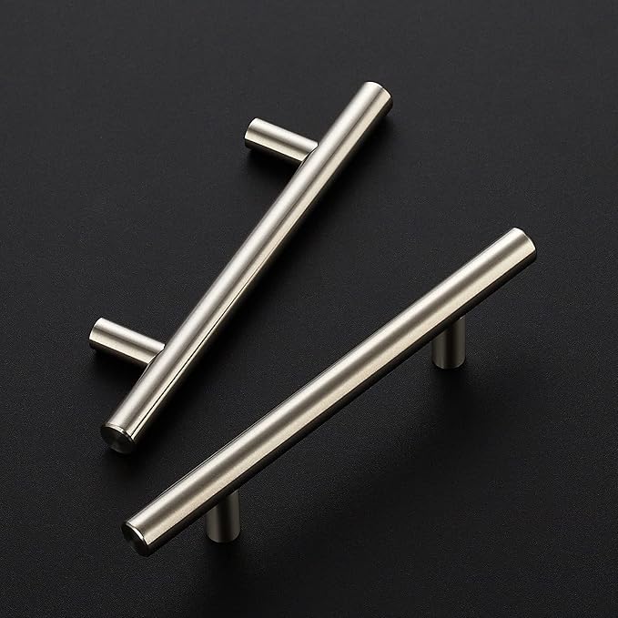 Ravinte 32 Pack 6 inch Cabinet Pulls Brushed Nickel Stainless Steel Kitchen Cupboard Handles Cabinet Handles, 3.5 inch Hole Center