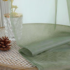 OVZME Sheer Sage Green Curtains 108 Inches Long 2 Panels Set, 59 Inch Extra Wide Lightweight Airy Sage Green Sheer Curtain for Living Room Bedroom, Filmy Voile Rod Pocket, 59Wx108L Inches