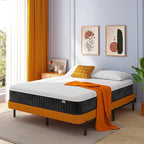 Swbvs Queen Mattress 12 Inch, Hybrid Mattress Queen Size, Bed Matress in a Box, Pressure Relief & Fiberglass Free
