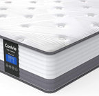 Coolvie Full Size Mattress 10 Inch Hybird Mattresses Full Bed Size Built in Pocketed Coils and Gel Memory Foam Layer, Low Motion Transfer & Breathable Bed Mattress in A Box