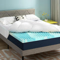 Best Price Mattress 3 Inch Pillowtop Mattress Topper and Pad Combo, 2 Inch Egg Crate Foam Mattress Topper, 1 Inch Plush Mattress Pad, Certified Safe Foam and Fabric, Dorm Essentials, Twin