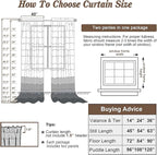 Chyhomenyc White Sheer Curtains 108 Inch Length 2 Panels Set, Extra Long Light Filtering Solid Voile Window Drapes for Living Room Party Ceremony, 42Wx108L, 9FT Length, Set of 2, White