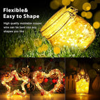 USB LED Fairy String Light, 1 Pack Copper Wire Fairy Lights for Indoor, Bedroom Festival Christmas Wedding Party Patio Decorative Window with USB Interface (33ft./10M,Warm White)