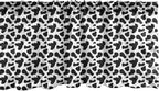 Ambesonne Cow Print Window Valance, Animal Hide Pattern Spots Farm Life Cattle Camouflage Animal Skin, Curtain Valance for Kitchen Bedroom Decor with Rod Pocket, 42" x 12", Charcoal Grey White