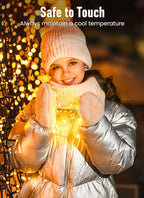 Minetom Twinkle Fairy Lights, 33 ft 100 LED USB Plug in String Lights with Remote and Timer, Waterproof 8 Modes for Bedroom Indoor Wreath DIY Party Wedding Christmas Holiday Decoration