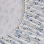 Laura Ashley - Flannel Sheets King Size, Anti-Pilling & Wrinkle Resistant Cotton, Touchably Soft for All-Season Comfort - Bed Sheets with Matching Pillowcases & Fitted Sheet (Audrey Blue)