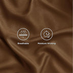 Bedsure King Size Sheets Set, Cooling Sheets for Hot Sleepers, Rayon Derived from Bamboo, Breathable & Soft, Deep Pocket Up to 16 Inches, Hotel Luxury Silky Bedding, Brown