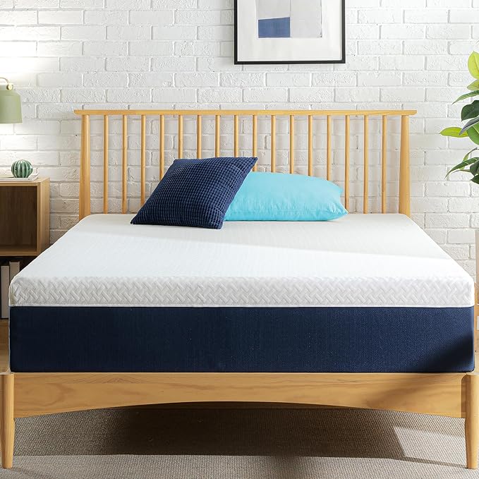 ZINUS 12 Inch Full Cooling Comfort Hybrid Mattress [New Version], Fiberglass Free, Medium Firm Feel, Motion Isolation, Certified Safe Foams & Fabric