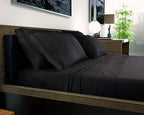 DREAMCARE Queen Sheet Set – 6 pcs Cooling Bed Sheets – up to 21” Deep Pocket Queen Sheets Set – 2500 Supreme Collection – Extra Soft 100% Brushed Microfiber Hotel Luxury with Side Pocket – Black