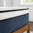 ZINUS 12 Inch Comfort Support Hybrid Mattress [New Version], Full, Fiberglass Free, Medium Plush, Motion Isolation, Certified Safe Foams & Fabric, Mattress in A Box