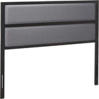 ZINUS Jessica Modern Studio Upholstered Metal Headboard, Full