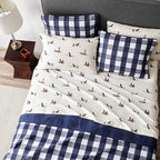 Eddie Bauer - King Sheet Set, Warm Breathable Cotton Flannel Bedding with Deep Pockets, Brushed for Extra Softness, Cozy Home Decor, Oeko-Tex Certified (Retriever Adventure, King)