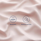 Bedsure California King Sheet Sets, Cooling Sheets for Hot Sleepers, Rayon Derived from Bamboo, Breathable & Soft, Deep Pocket Up to 16 Inches, Hotel Luxury Silky Bedding, Pink