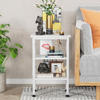VECELO Modern Nightstands X-Design Side End Table Night Stand with Storage Shelf for Bedroom,Living Room,