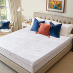 Subrtex Mattress Topper Twin XL, 4 Inch Memory Foam Mattress Topper for College Dorm, Soft Bed Topper with Removable Washable Cover, CertiPUR-US Certified