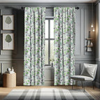 Ambesonne Cactus Curtains, Cartoon Style Inspired Drawing of Hedgehog Animals Saguaro and Prickly Pear, Window Treatments 2 Panel Set for Living Room Bedroom, Pair of - 28" x 84", White Green