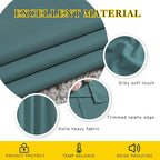 NICETOWN Sea Teal Kitchen Window Curtains Over Sink - Window Treatment Thermal Insulated Grommet Light Blocking Curtains & Drapes for Bedroom/Bathroom, 2 Panels, W34 x L50
