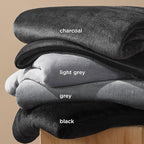 Bedsure GentleSoft Fleece Throw Blanket for Couch Black - Lightweight Plush Fuzzy Cozy Soft Halloween Blankets and Throws for Sofa, 50x60 inches