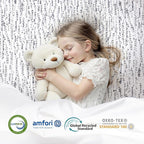 Subrtex Memory Foam Mattress Topper Full, 4 Inch Mattress Topper for Pressure Relieving, Mattress Pads Breathable Bed Topper with Removable Washable Cover