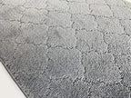Custom Size Modern Runner Rug Carpet for Hallway Entryway Foyer Kitchen, Slip Resistant Latex Rubber Backed 31 inch Wide X Customized Length, Clouds Grey, 31 inch X 12 feet