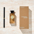 M&SENSE 6.3 oz Large Reed Diffuser Set | Cinnamon Vanilla Scent Oil Diffuser with Sticks | Hotel Collection Non-Toxic Essential Oil |for Bedroom Bathroom Living Room