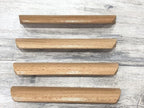 10Pcs 3.54" Wood Solid Furniture Pulls Handles, Painted Smoothly Wooden Handles Cupboard Closet Drawer Handle Pull,Hole Dis.2.52"