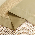 Chyhomenyc Gold Sheer Curtains 30 inch Length 2 Panels, Light Filtering Voile Rod Pocket Short Window Curtians for Bathroom Living Room Farmhouse Small Windows, 42Wx30L inches