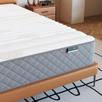 PurrJoys Firm Full Mattress,10 Inch Hybrid Full Mattress in a Box with Gel Memory Foam, Pocket Innerspring, Pressure Relief, Motion Isolation, Non-Fiberglass - Firm