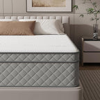 PurrJoys Full Mattress, 12 Inch Hybrid Double Mattress with Cooling Gel Memory Foam and Pocket Springs, CertiPUR-US Certified, Medium Firm