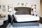 Signature Design by Ashley King Size Chime 12 Inch Medium Firm Memory Foam Mattress with Green Tea & Charcoal Gel for Pressure Relief, Fiberglass Free, Mattress In A Box
