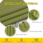NICETOWN Room Darkening Curtains and Drapes for Window 95" L - Triple Weave Energy Saving Thermal Insulated Solid Grommet Room Darkening Panels for Patio (80" Wide per Panel, 2 Panels, Fresh Green)