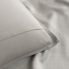 Queen Sheets by Pure Bamboo, Genuine 100% Organic Viscose Derived from Bamboo Bed Sheet Set, Luxuriously Soft & Cooling, Double Stitching, Lifetime Quality Promise (Queen, Stripes)