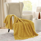Bedsure GentleSoft Honey Throw Blanket for Couch - Super Soft Cozy Blankets for Women, Cute Small Blanket for Girls, 50x70 Inches