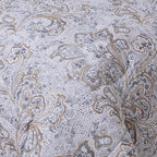 Paisley Comforter Set Twin Size with Sheets Bed in a Bag – Deep Pocket Fitted Sheet with Elastic Corners, Cozy Comforter, Pillowcases & Shams – Soft Microfiber All Season Bedding – Machine Washable