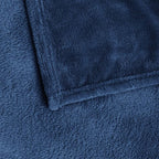 BEDELITE Fleece Blanket King Size Blankets for Bed, Luxury Plush Cozy Fuzzy Blanket 108x90 inches, Super Soft Warm Lightweight Throw Blanket All Seasons Suitable, Navy Blue