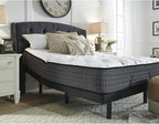 Signature Design by Ashley California King Size Limited Edition 11 inch Plush Hybrid Mattress with Lumbar Support Gel Memory Foam
