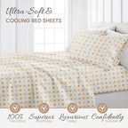 Linen Market 3 Piece Twin Bedding Sheet Set (Aztec Coral) - Sleep Better Than Ever with These Ultra-Soft & Cooling Bed Sheets for Your Twin Size Bed - Deep Pocket Fits 16" Mattress