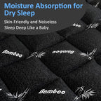 Favorland Mattress Topper Full Size - Cooling Extra Thick Breathable Viscose Made from Bamboo Mattress pad - Soft Quilted Fitted Mattress Cover with 900 GSM Down Alternative Fill (8-21”Deep Pocket)